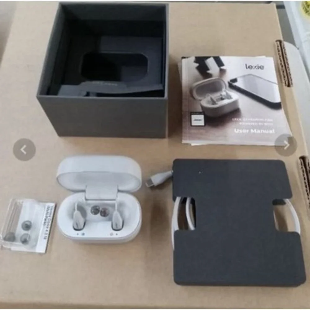 Lexie B2 Hearing Aids Powered by Bose New Open Box OTC Bluetooth Self Fitting
